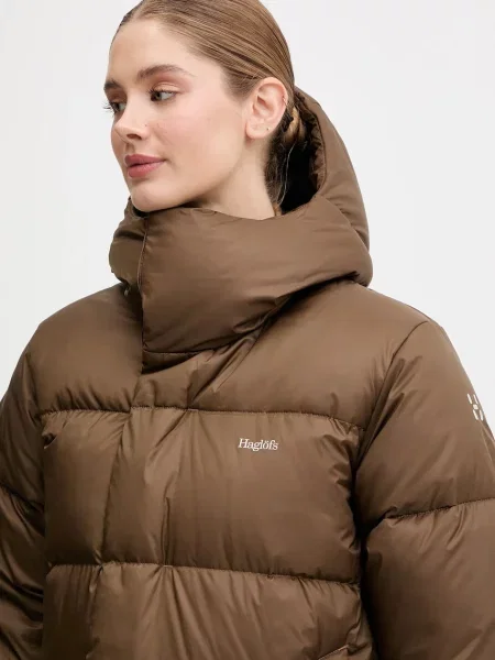 Пуховик Haglofs коричневый