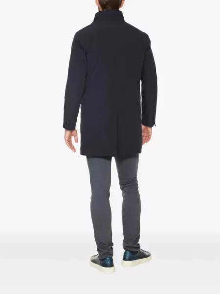 Palton Norwegian Wool de lână albastru