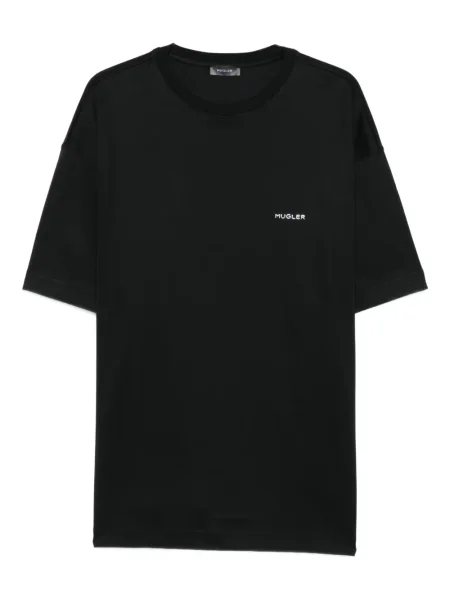 Tricou Mugler cu autograf negru