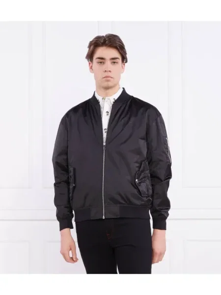 Karl Lagerfeld Geacă BOMBER negru