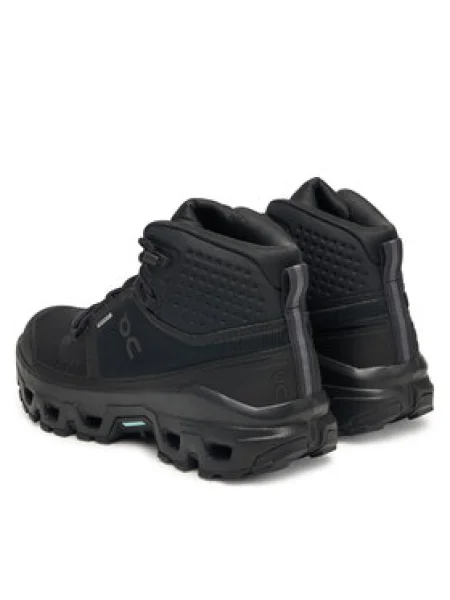 Dámske topánky On Cloudrock Mid Waterproof black/black čierna