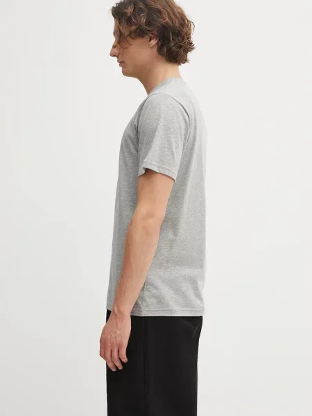 Μπλουζάκι Carhartt WIP Standard Crew Neck T-Shirt ανδρικό γκρι