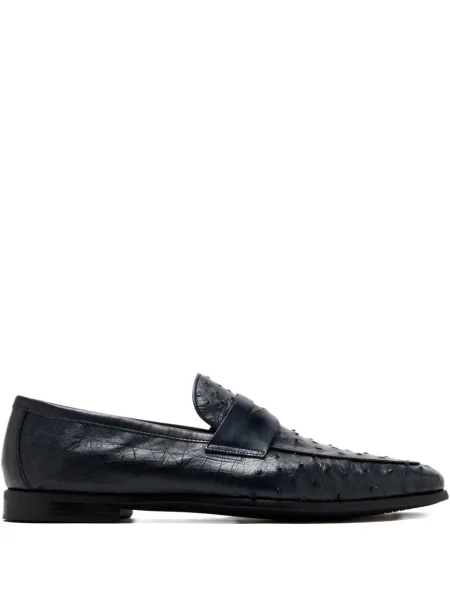 Pantofi loafer Magnanni din piele albastru