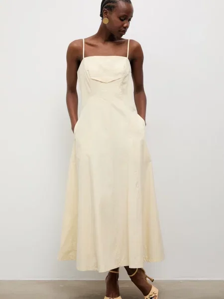 Answear.LAB rochie din galben