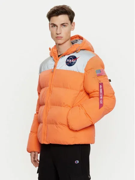 Zimní bunda Alpha Industries oranžová