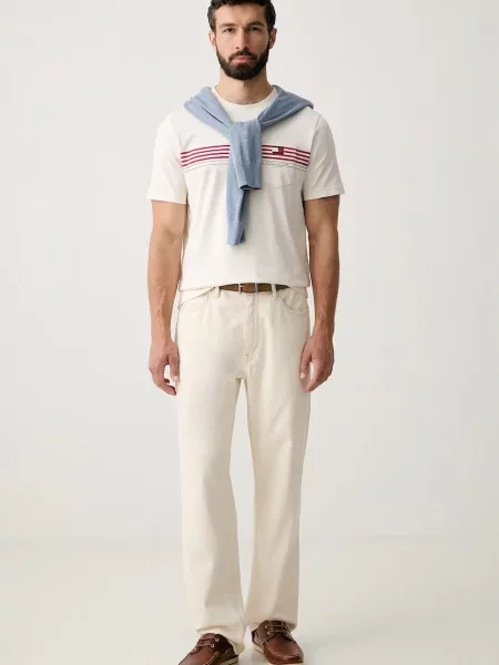 Tommy Hilfiger kratka majica bež