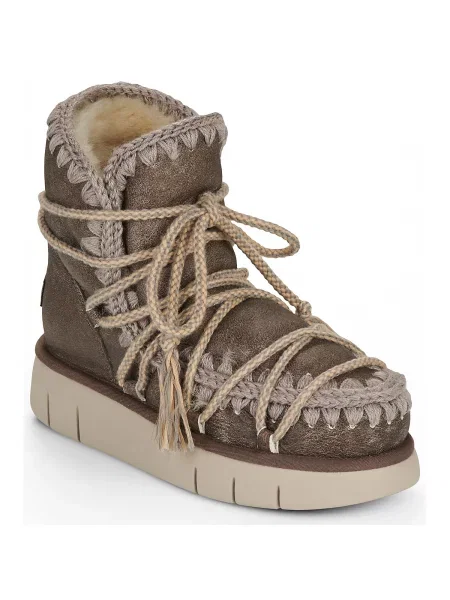 Botine Mou din piele maro