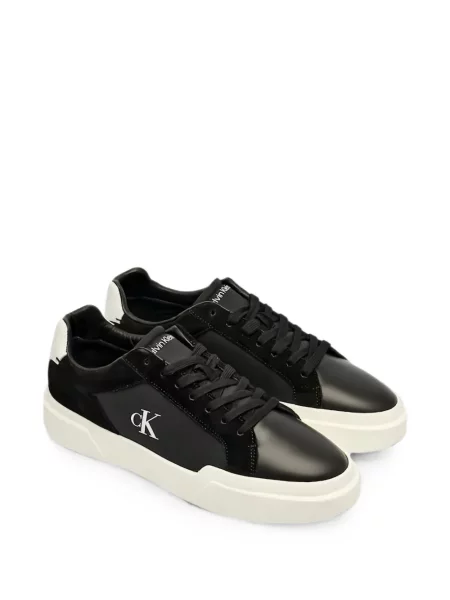 Sneakerși Calvin Klein cu imagine negru