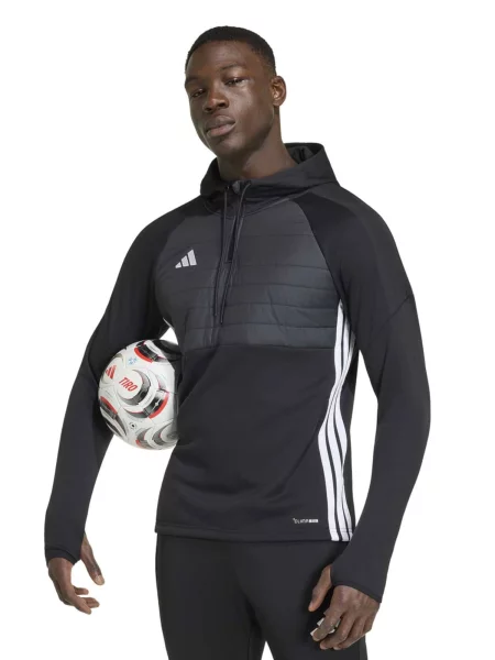 ADIDAS PERFORMANCE Športová bunda TIRO čierna biela