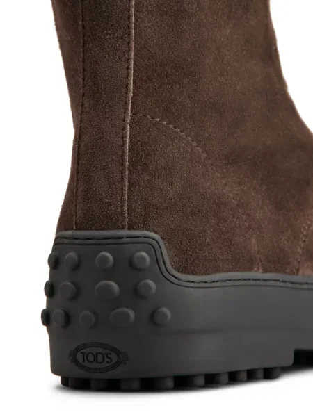 Botine chelsea Tod's din piele de căprioară maro