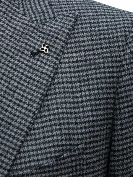 Μπλέιζερ Tagliatore houndstooth γκρι