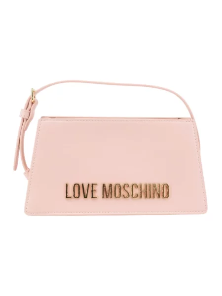 Torebka Love Moschino z logo różowa