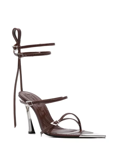 Sandale Mugler maro