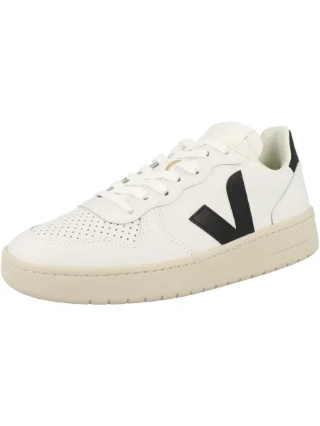 Sneakerși Veja V-10 din piele alb