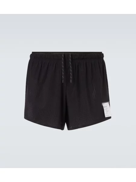 Pantaloni scurți de sport Satisfy negru