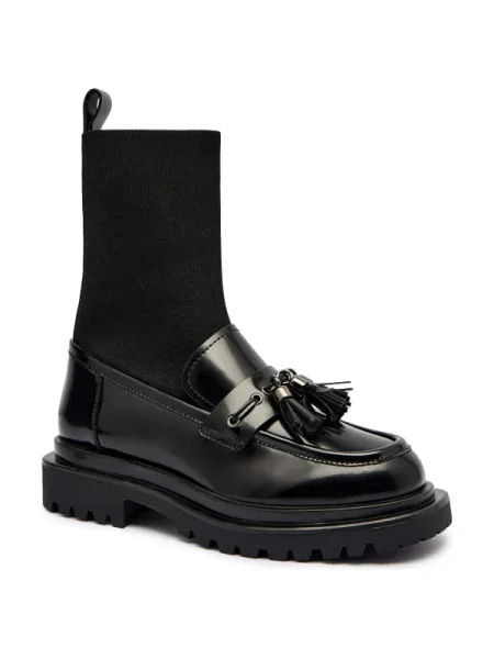 Marc Cain De piele botine negru