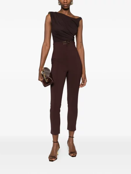 Pantaloni Elisabetta Franchi maro