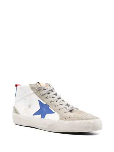 Sneakerși Golden Goose Mid Star alb