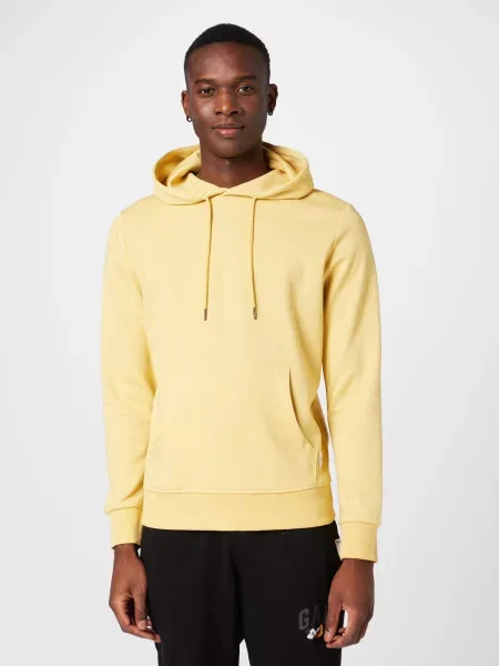 JACK & JONES Majica pastelno rumena