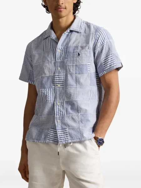 Ριγέ δερμάτινος κάλτσες Polo Ralph Lauren με κορδόνι μαύρο