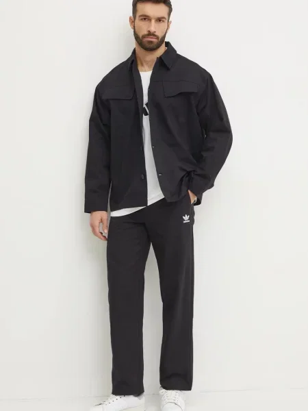 Hlače adidas Originals Essential črna