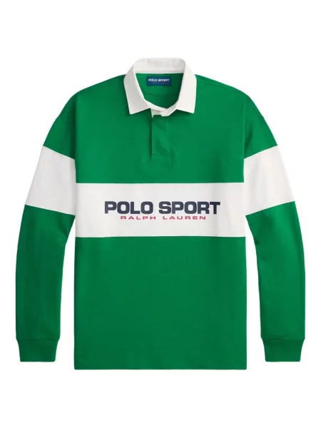 Ριγέ δερμάτινος κάλτσες Polo Ralph Lauren με κορδόνι μαύρο