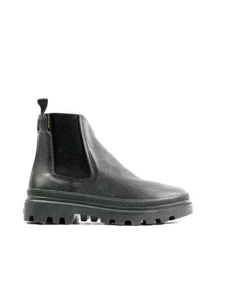 Botki Palladium skórzane czarne