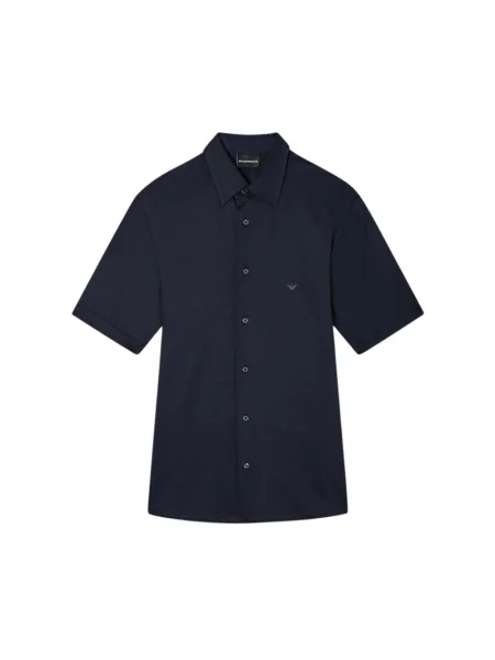 Koszula Emporio Armani niebieska
