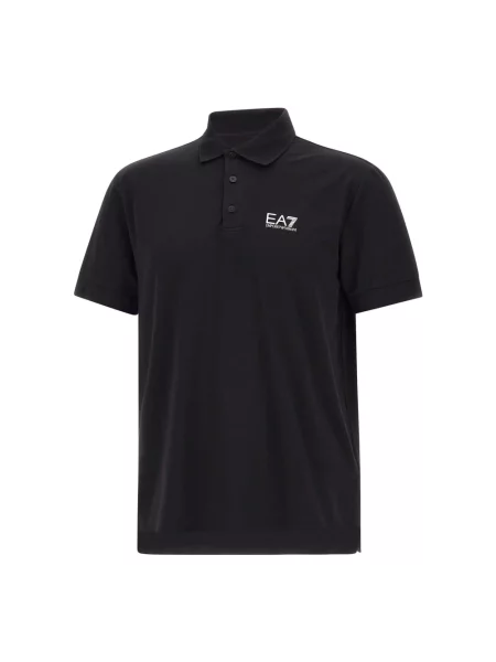 Emporio Armani polo z nadrukiem czarny