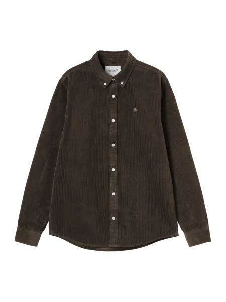 Koszula Carhartt Wip casual brązowa