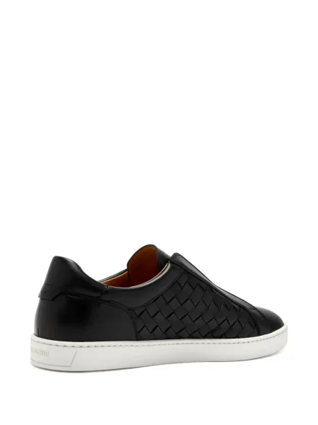 Sneakerși Magnanni din piele slip-on negru