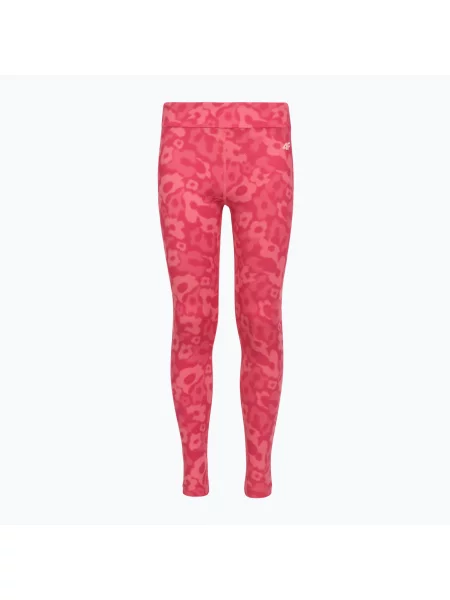 Gyerek leggings 4F The Color'S Energy FNK light pink allover. Méret: cm rózsaszín