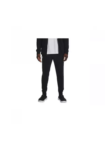 Trčanje frotir hlače Under Armour crna
