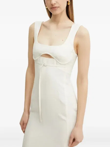 Rochie mini Patrizia Pepe de costum alb