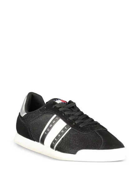 Sneakerși Tommy Hilfiger cu imagine negru