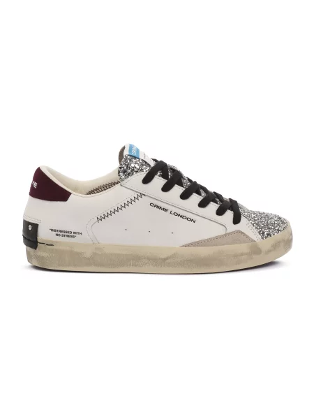 Sneakerși Crime London alb