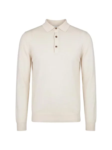 Lung tricou polo Etro alb