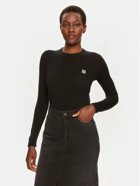 Hugo Sweter Scallia czarny