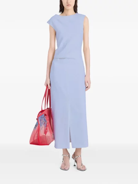 Kostiumas midi suknelė Proenza Schouler iki kelių mėlyna