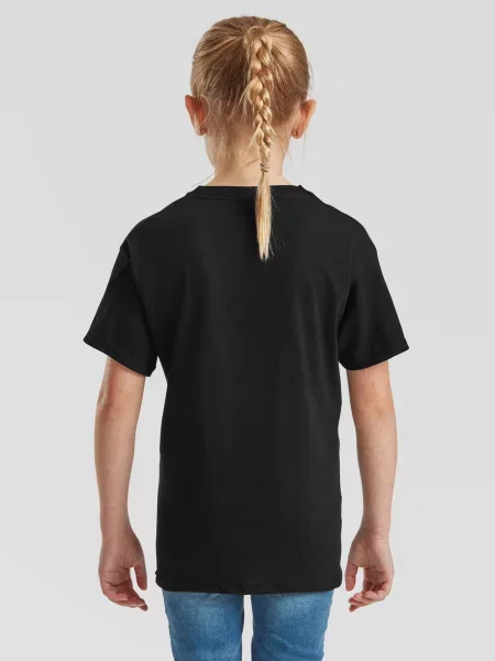 Tricou copii Fruit Of The Loom negru