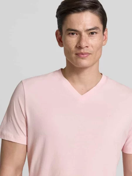 T-shirt o kroju regular fit z czystej bawełny S.oliver Red Label różowa