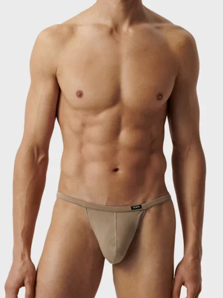 Стрінги Atlantic бежеві