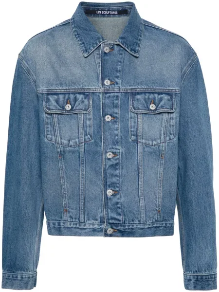 Vestă denim Jacquemus albastru