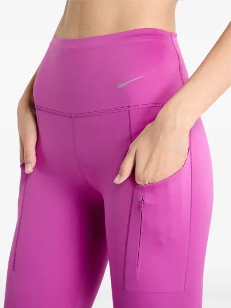 Top sport Nike din fleece plisat fără mâneci alb