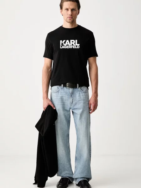 KARL LAGERFELD Tričko čierna