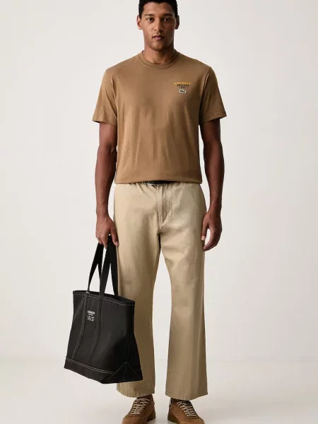 Lacoste tricou pentru bărbați din bej