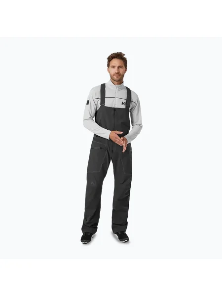 Olcsóbban. Férfi vitorlás nadrág Helly Hansen HP Foil Pro Bib ebony. Méret: XXL szürke