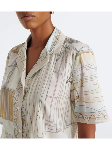Cămașă Tory Burch cu imagine