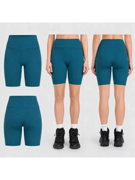 SPODENKI 4F LEGGINSY KRÓTKIE KOLARKI KRÓTKIE zielony