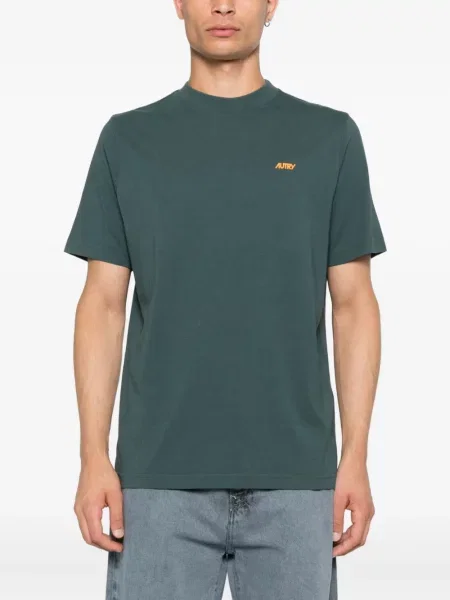 Tricou Autry cu broderie verde